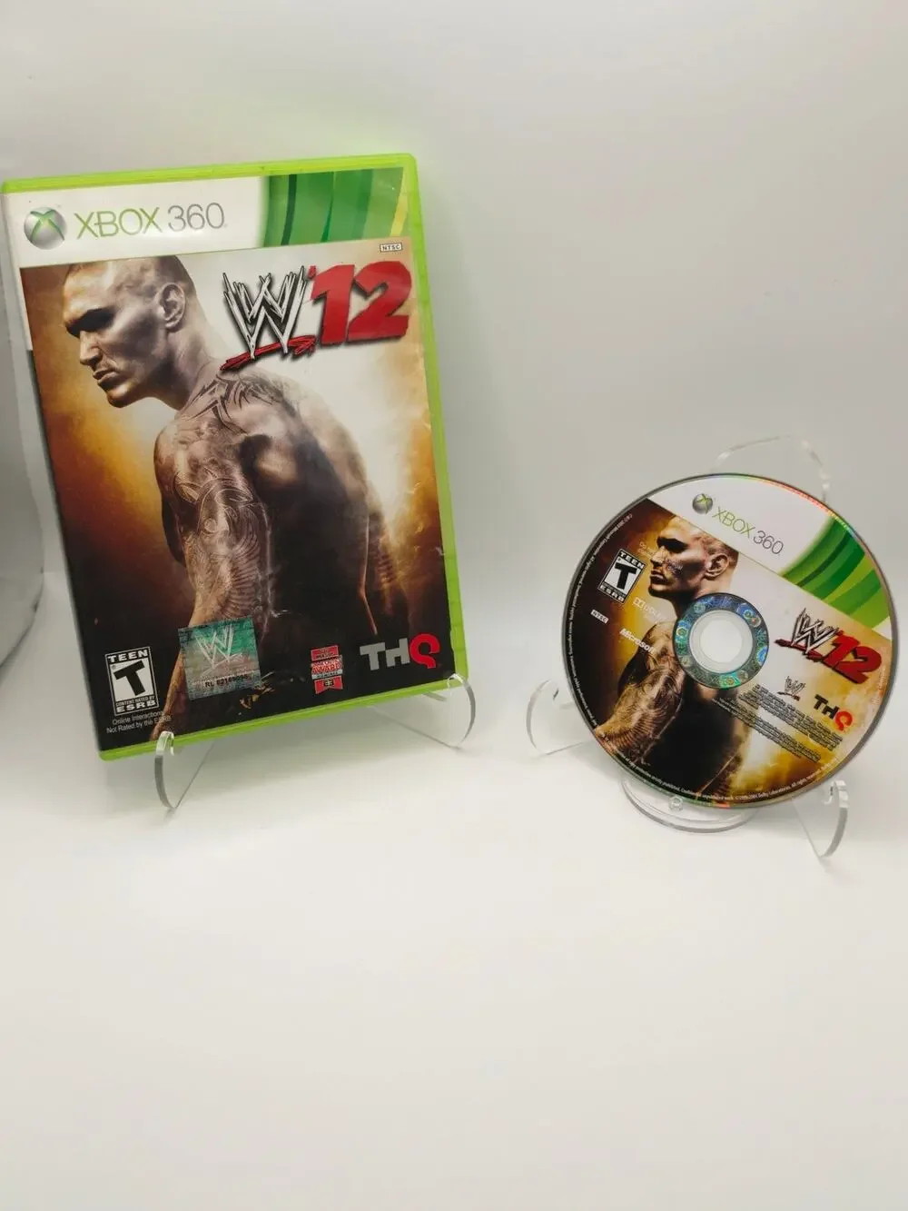WWE 12 Xbox 360 Case & Disc THQ Wrestling Game